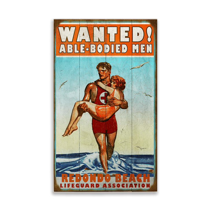 Wanted! Able-Bodied Men Sign - Wanted! Able-bodied Men