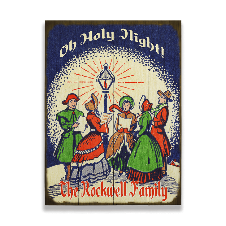 Oh Holy Night Carolers Sign - Oh Holy Night Carolers Sign
