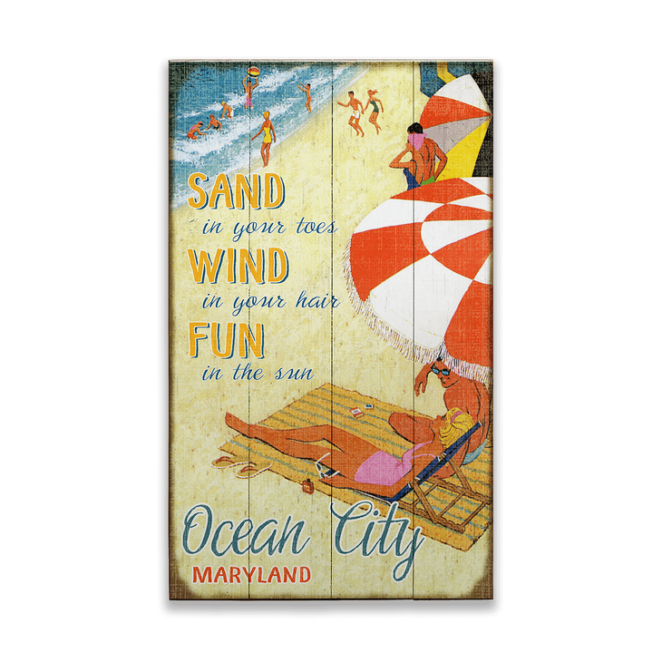 Sand, Wind and Fun Sign - Sand, Wind and Fun