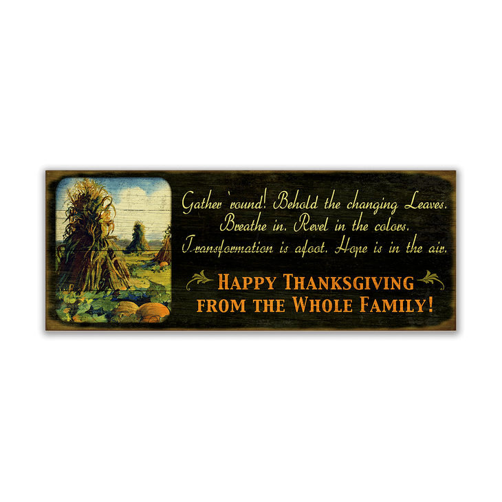 Happy Thanksgiving Sign - Happy Thanksgiving
