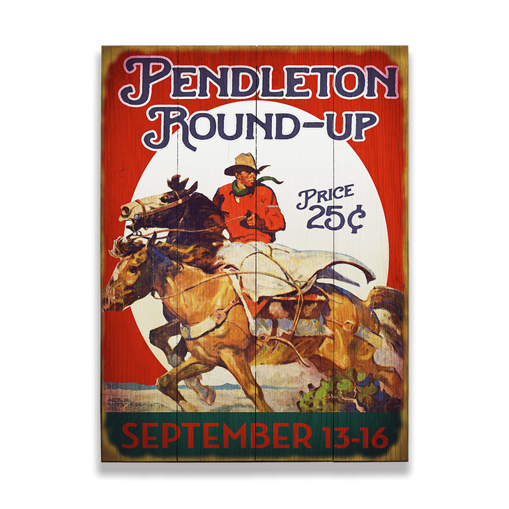 Cowboy Roundup Sign - Cowboy Round-Up
