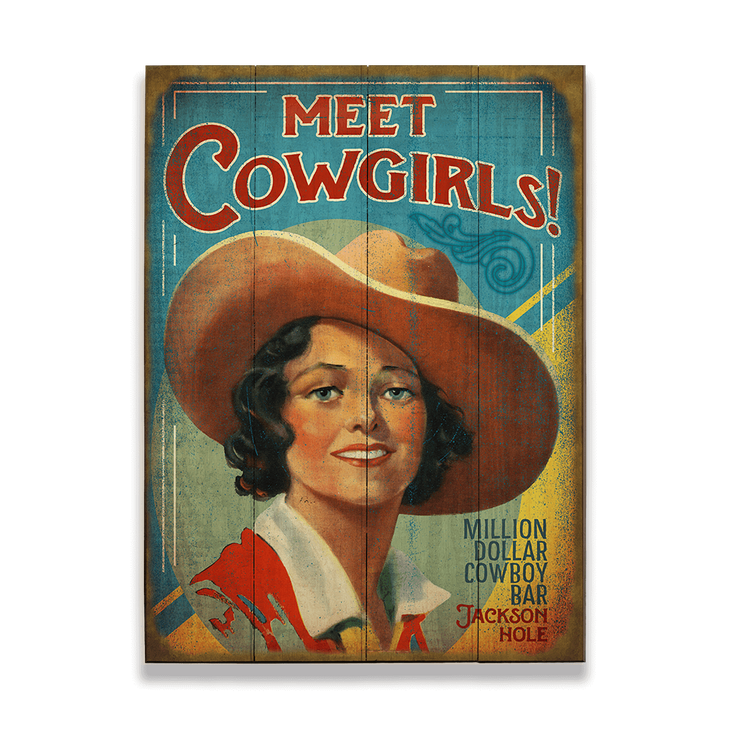Meet Cowgirls Sign - Meet Cowgirls!