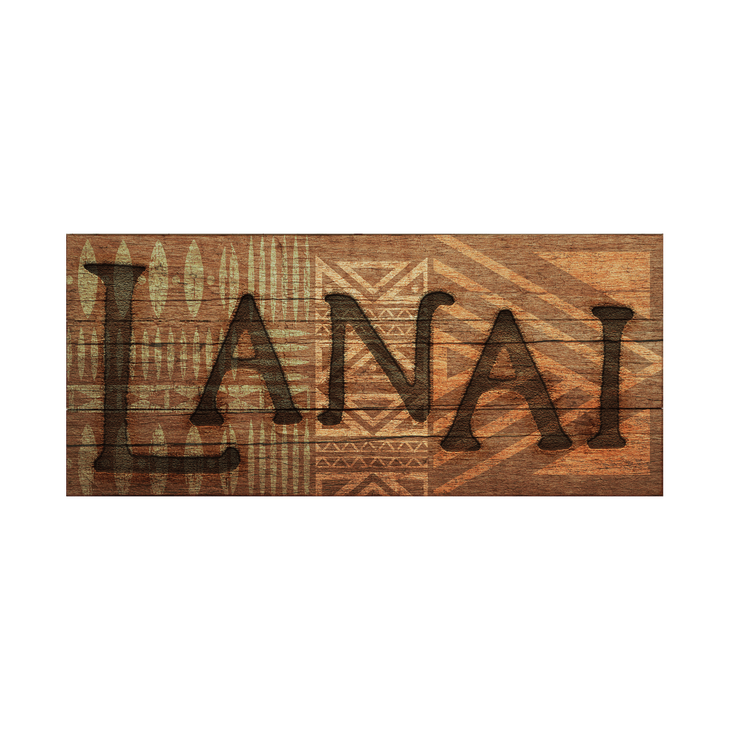 Hawaiian Town Sign - Lanai Sign