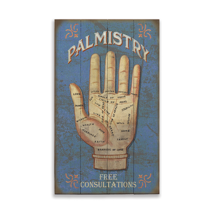 Palmistry Shop Sign - Palmistry Shop Sign