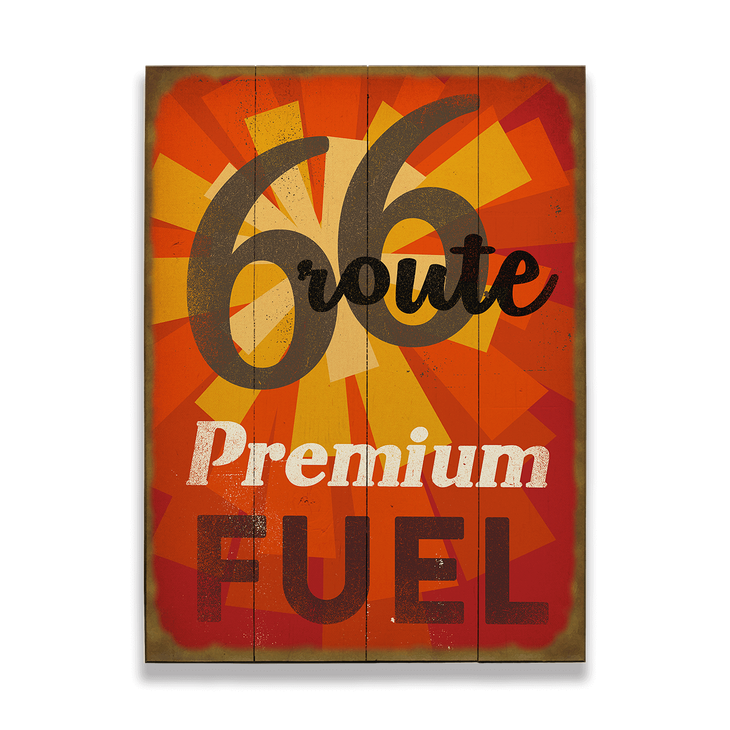 Premium Fuel Route 66 Sign - Premium Fuel Route 66 Sign