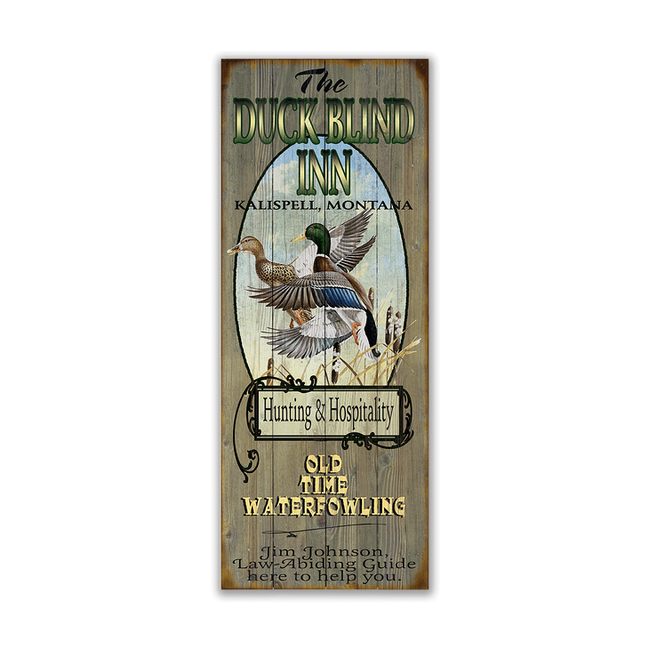 Duck Blind Inn Sign - Duck Blind Inn Sign