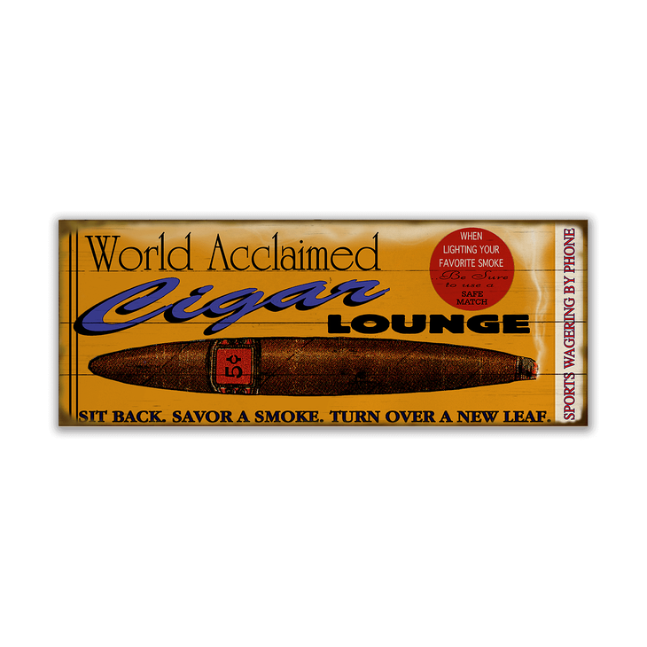 Classy Cigar Lounge Sign - Classy Cigar Lounge Sign