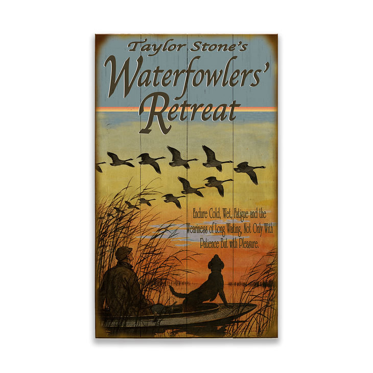 Waterfowlers' Retreat Sign - Waterfowlers' Retreat