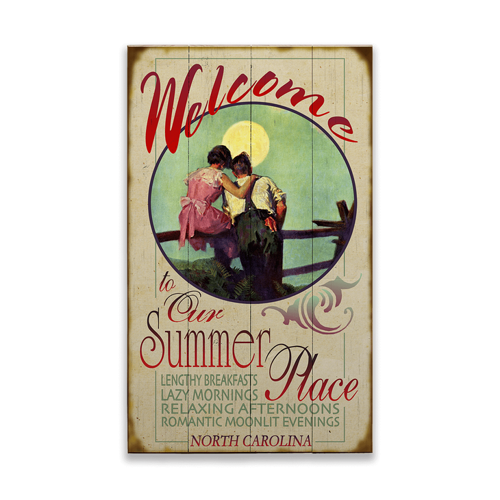 Welcome to Our Summer Place Sign - Welcome to Our Summer Place