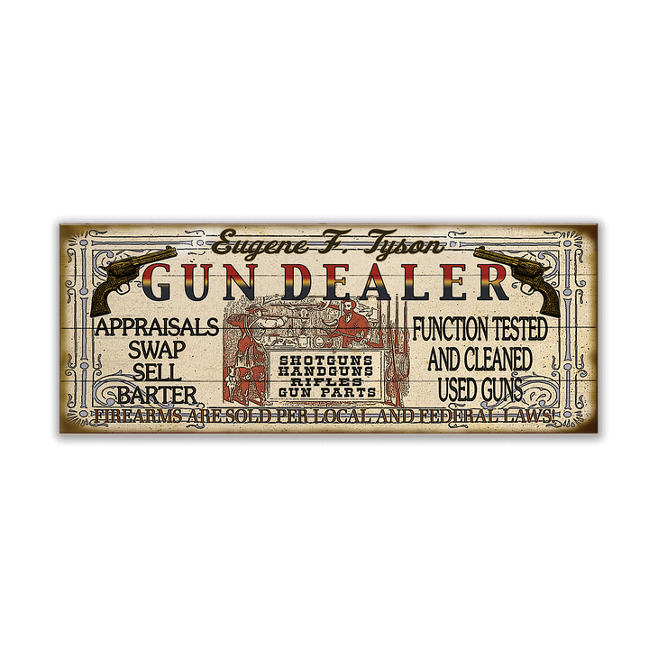 Gun Dealer Sign - Gun Dealer