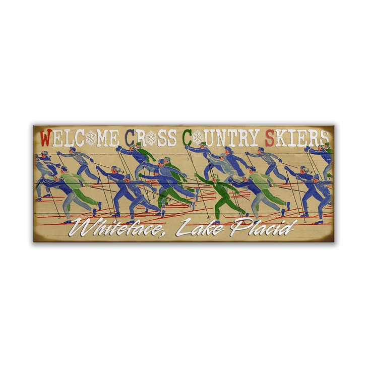 Welcome Cross Country Skiers Sign - Welcome Cross Country Skiers