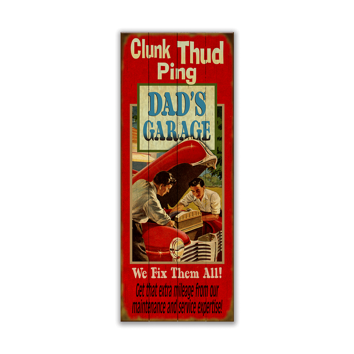 Clunk Thud Ping Sign - Clunk thud ping