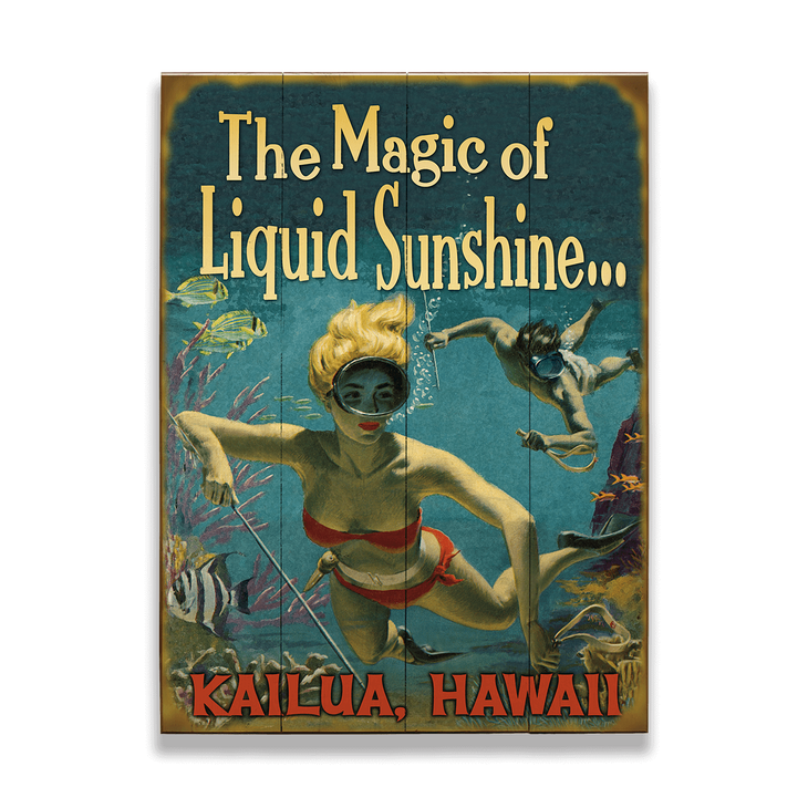 Liquid Sunshine (Snorkler) Sign - Liquid Sunshine
