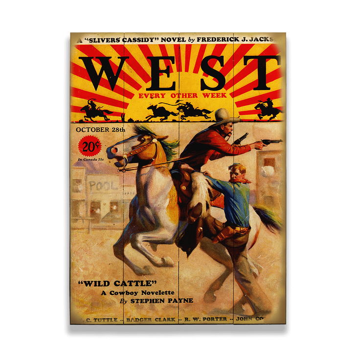 West, A Cowboy Novelette, Pulp Fiction Series - West