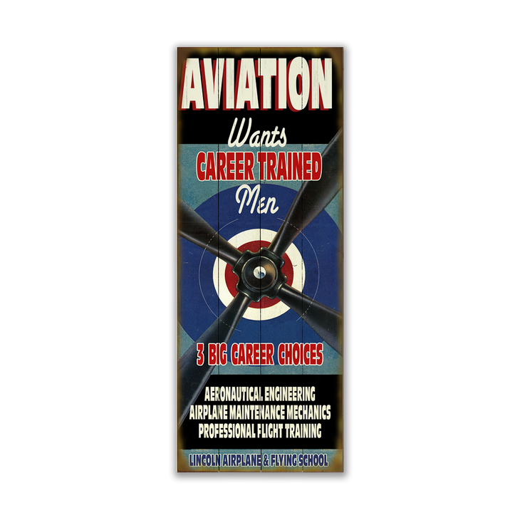Aviation School Sign - Aviation School