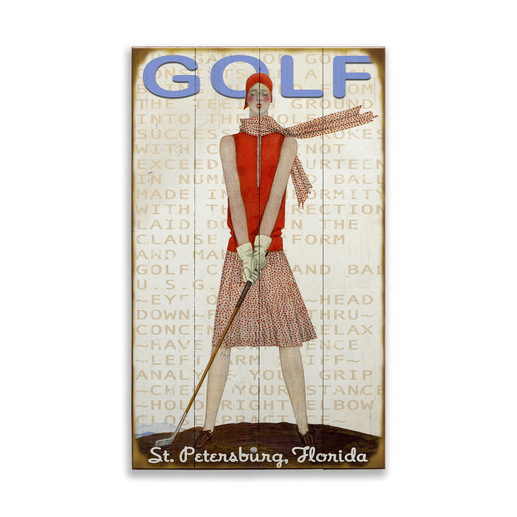 Retro Lady Golfer - Retro Lady Golfer