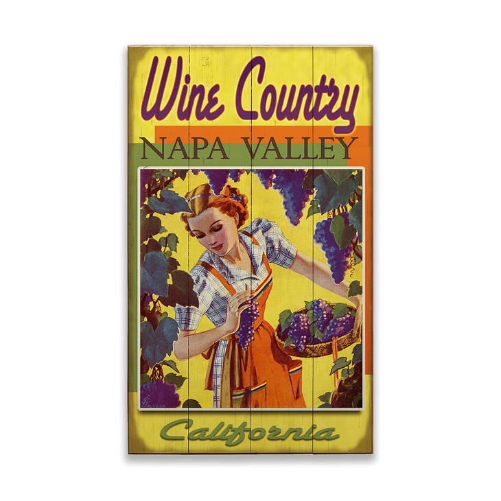 Wine Country (Grape Harvest) Sign - Wine Country
