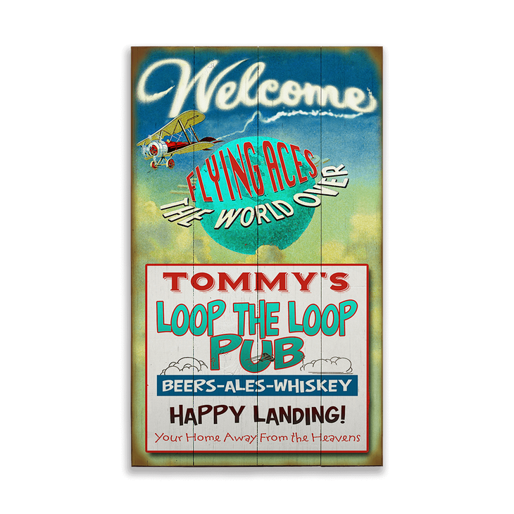 Loop The Loop Pub Sign - Loop The Loop Pub
