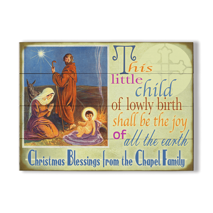 Christmas Blessings Jesus Mary and Joseph Sign - Christmas Blessings Jesus Mary and Joseph Sign