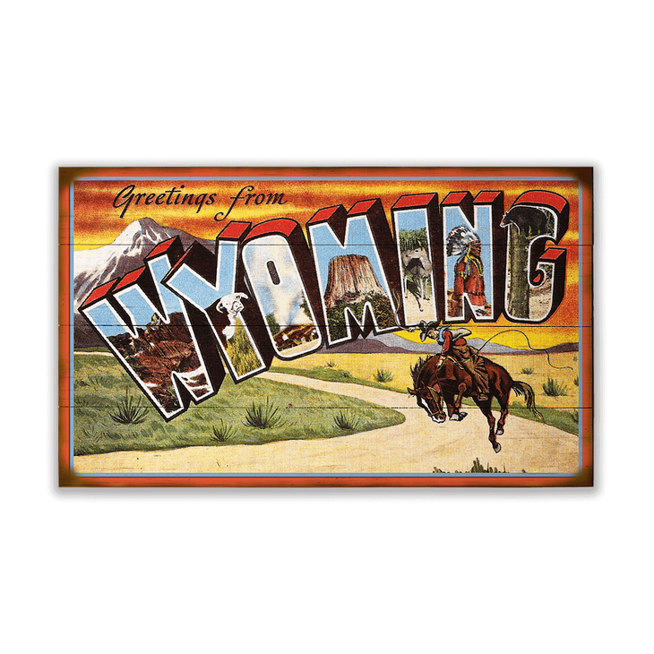 Wyoming Sign, Large Letter 