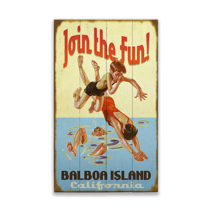 Join the Fun - Join in the Fun Vintage Sign