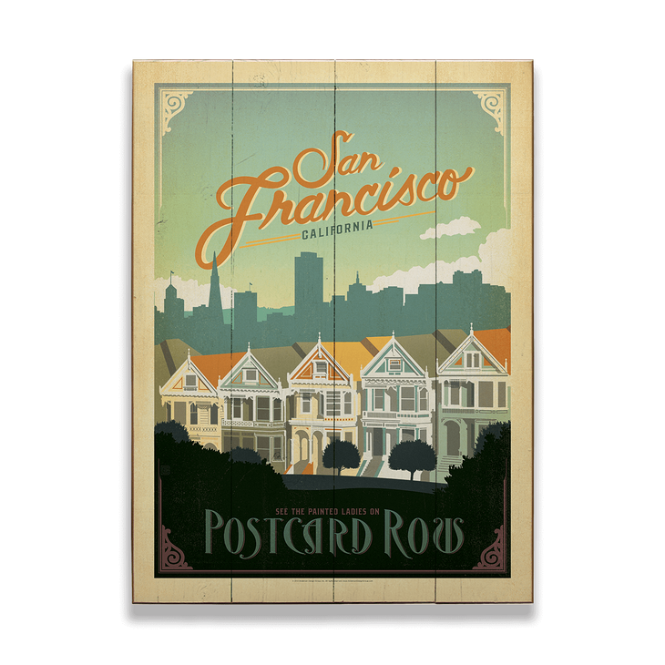 Postcard Row in San Francisco - Postcard Row in San Francisco