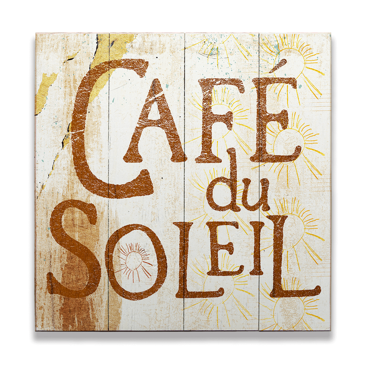 Cafe du Soleil Vintage Sign - Caf� du Soleil Vintage Sign