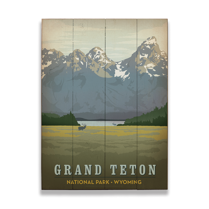 Grand Teton National Park Sign - Grand Teton National Park