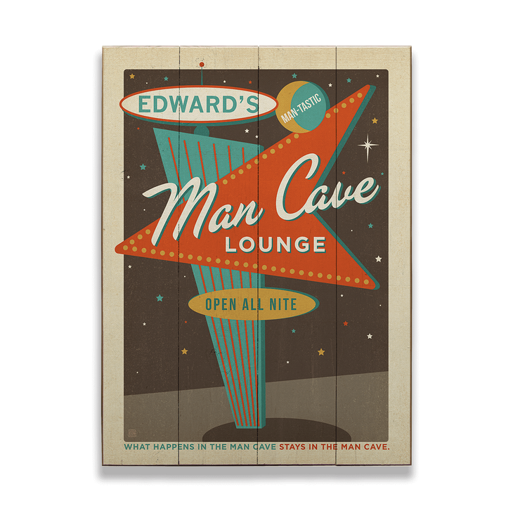Man Cave Lounge Sign - Man Cave