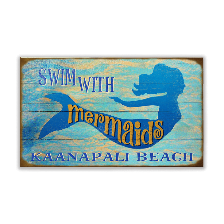 Swim with Mermaids Sign - Swim with Mermaids