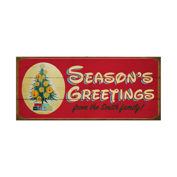 Seasons Greetings Mummert Sign - Seasons Greetings