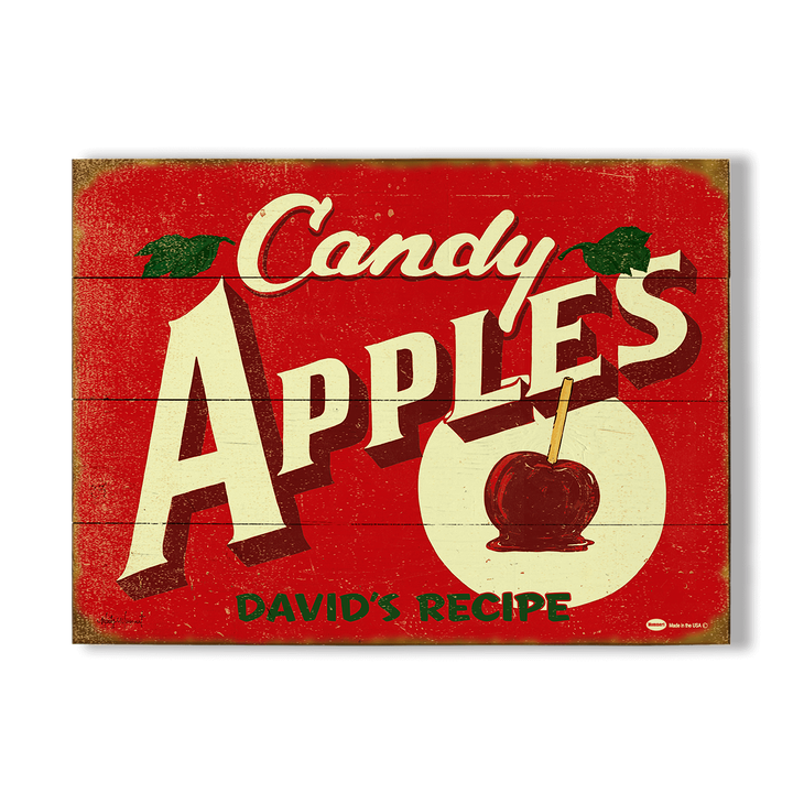 Candy Apples Sign - Candy Apples Sign