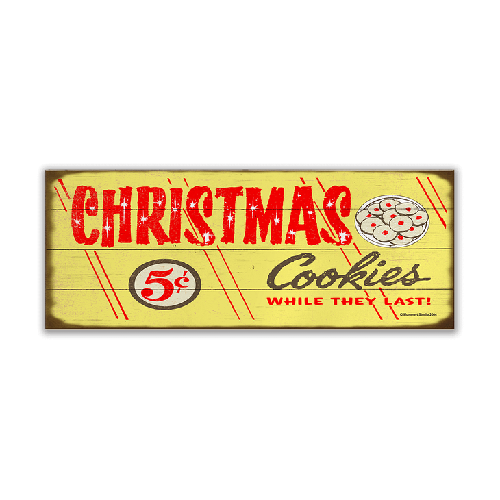 Christmas Cookies For Sale Sign - Christmas Cookies For Sale Sign