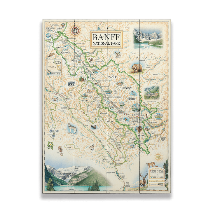 Banff National Park Xplorer Map - Banff National Park Xplorer Map