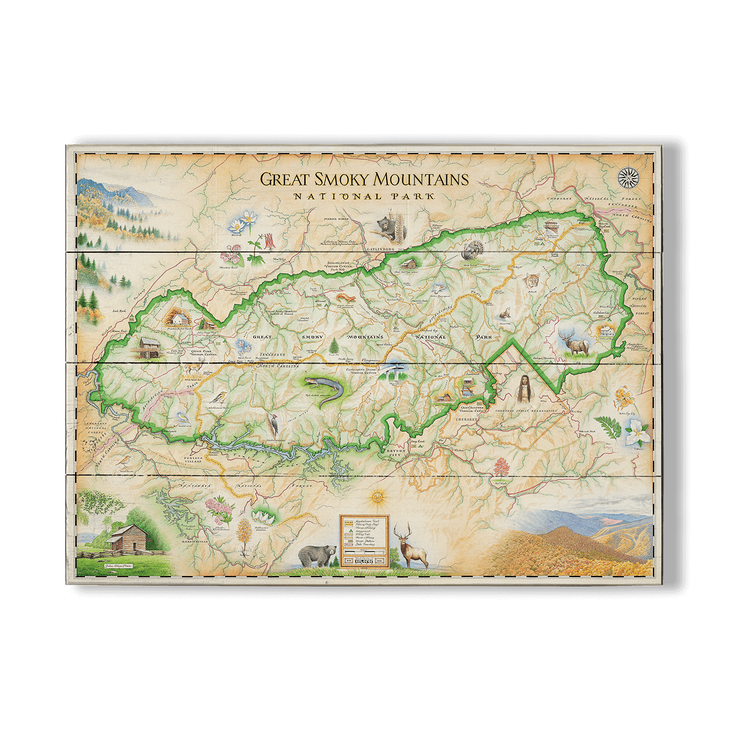 Great Smoky Mountains Xplorer Map - Great Smoky Mountains Xplorer Map