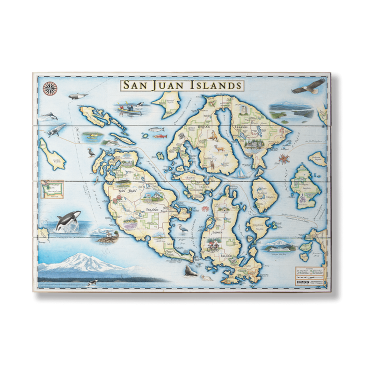 San Juan Islands Xplorer Map - San Juan Islands Xplorer Map