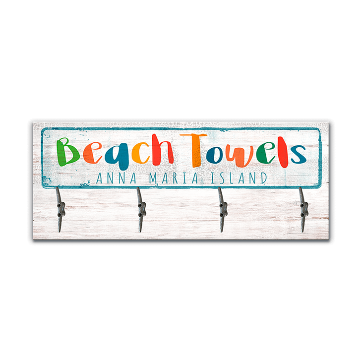 Beach Towels Coatrack - 